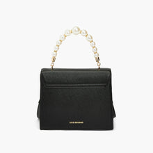 Load image into Gallery viewer, Swanky Noir Pearl Handle Crossbody Bag