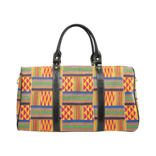 Load image into Gallery viewer, Kente Cloth Inspired Print - Travel Bag