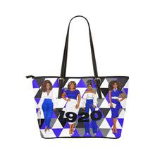 Load image into Gallery viewer, Royal Blue and White Shoulder Bag