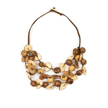 Load image into Gallery viewer, "Chunky Neutrals" Tagua Necklace Set