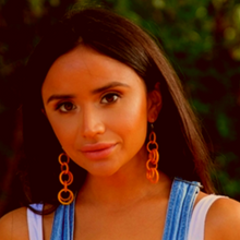 Load image into Gallery viewer, "Spicy Orange Circles" Tagua Earrings