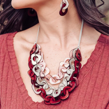 Load image into Gallery viewer, "Mulberry Links" Tagua Necklace
