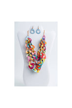 Load image into Gallery viewer, &quot;Bufanda&quot; Triple Tiered Tagua Necklace Set
