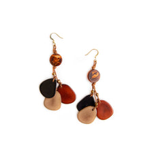 Load image into Gallery viewer, &quot;Gingerbread Dangles&quot; Tagua Earrings
