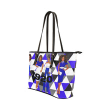 Load image into Gallery viewer, Royal Blue and White Shoulder Bag
