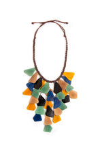 Load image into Gallery viewer, &quot;Triangular Cascades&quot; Tagua Necklace
