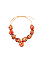 Load image into Gallery viewer, &quot;Harmonious Poppy Slices&quot; Tagua Necklace Set
