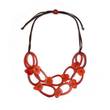 Load image into Gallery viewer, &quot;Cherry Connections&quot; Tagua Necklace Set
