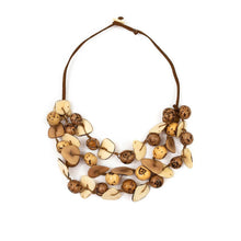 Load image into Gallery viewer, &quot;Chunky Neutrals&quot; Tagua Necklace
